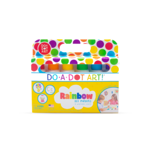 6 pack rainbow dot markers