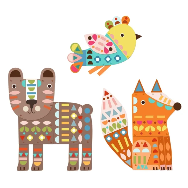 giant animals collage