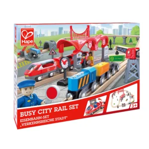 busy city rail set
