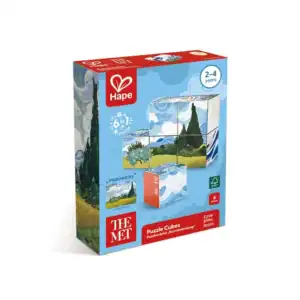 Hape puzzle cubes inspired by famous art