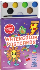 watercolor postcards kit