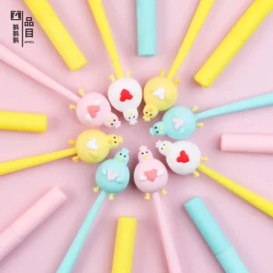 love you duck wiggle gel pen