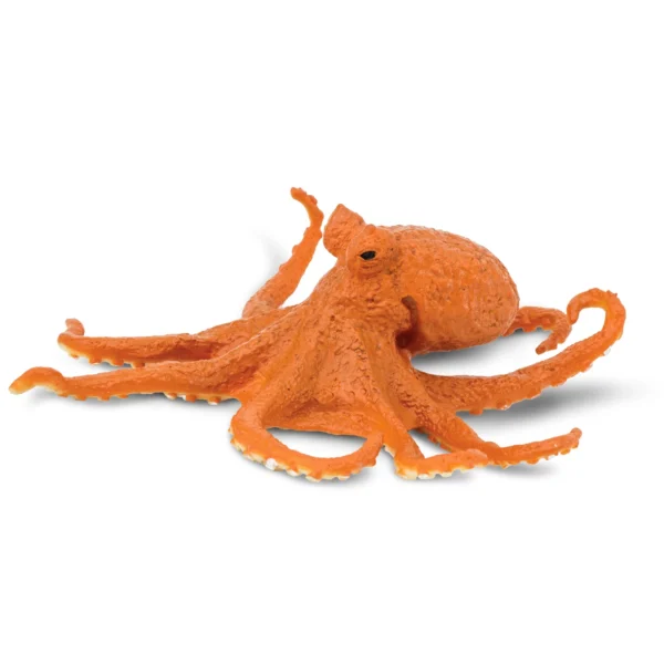 orange octopus figurine