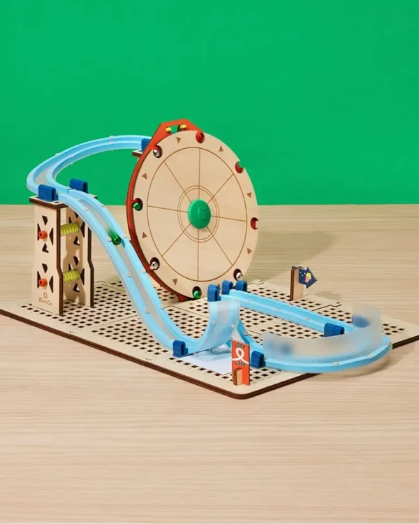 build it yourself marble roller coaster