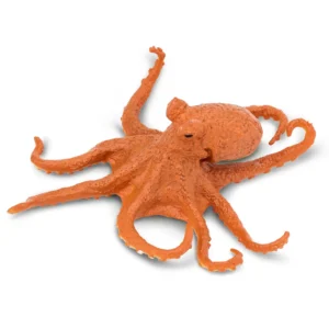 orange octopus figurine