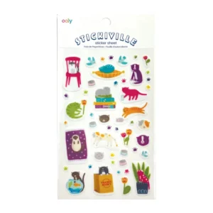 stickiville stickers: quirky cats
