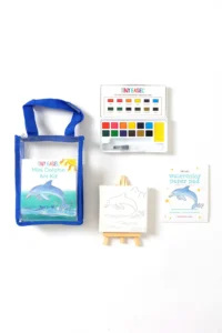 mini dolphin art kit