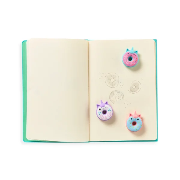 unicorn donuts scented puzzle erasers