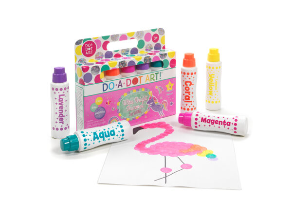 5 pack ultra bright shimmer dot markers