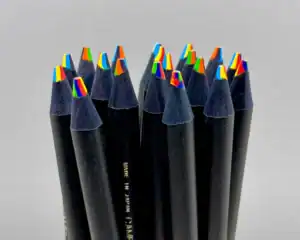 6 in 1 color lead black pencil