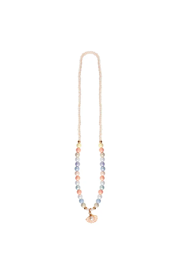 boutique pastel shell necklace