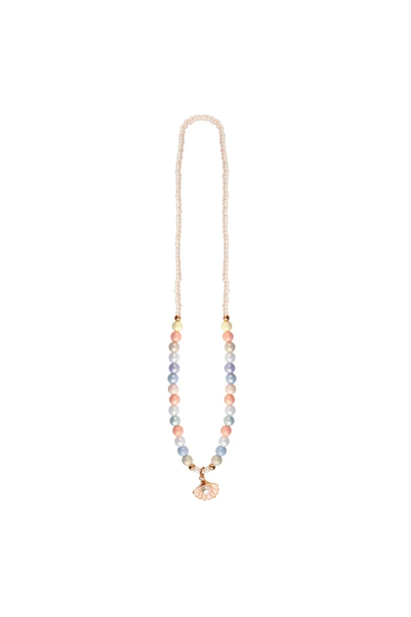 boutique pastel shell necklace