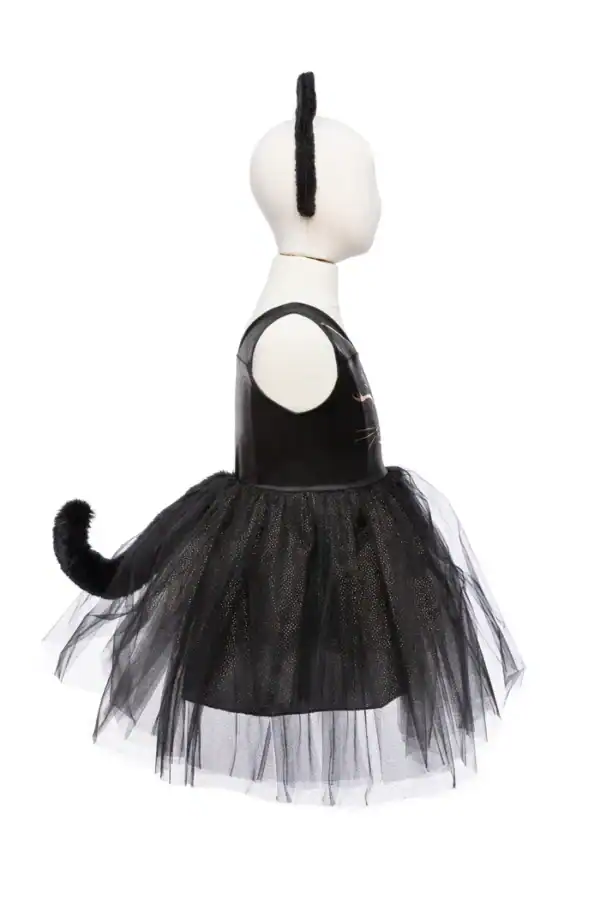 black cat dress + headband size 5 6