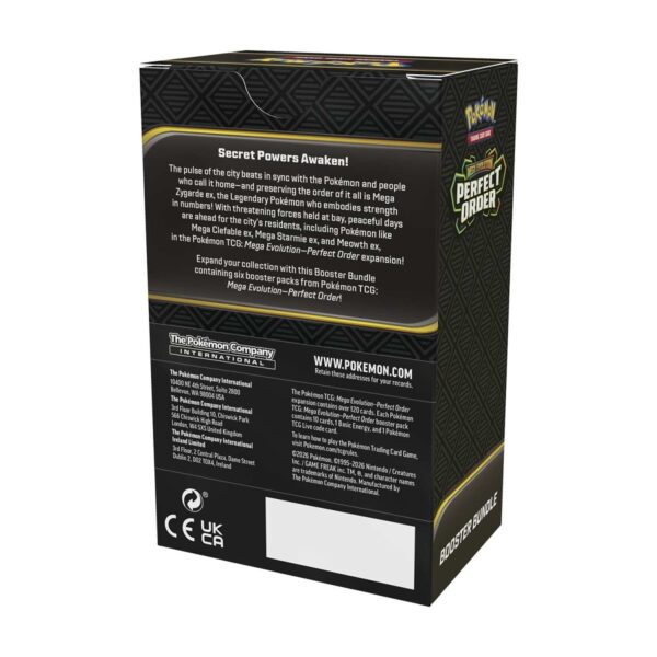 pokemon mega evolution perfect order booster bundle