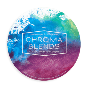 chroma blends circular watercolor paper