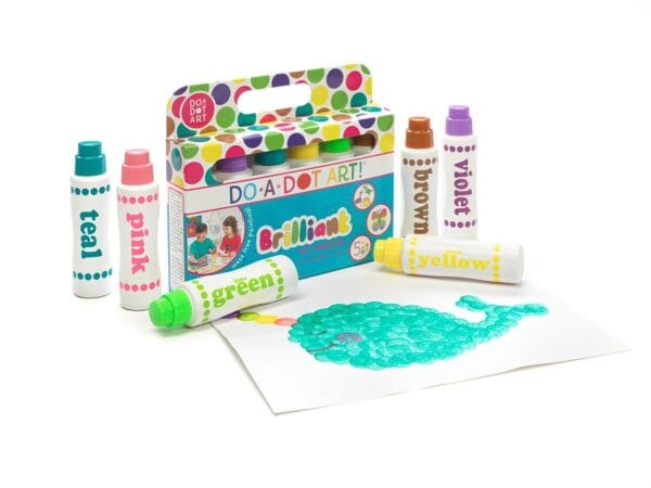 6 pack brilliant dot markers