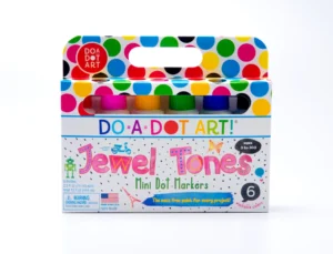6 pack jewel tones mini dot markers