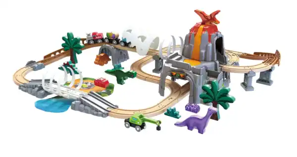 dinosaur railway adventure set