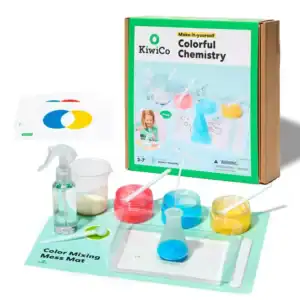 colorful chemistry kit