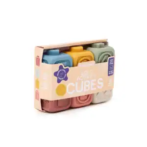 soft silicone activity cubes
