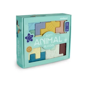 miniland soft silicone animal blocks.webp