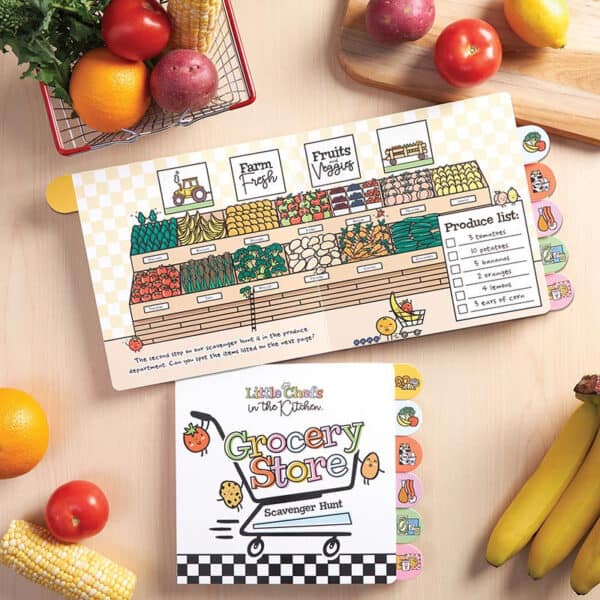 grocery store scavenger hunt board book