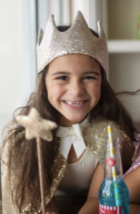 gracious gold sequin crown