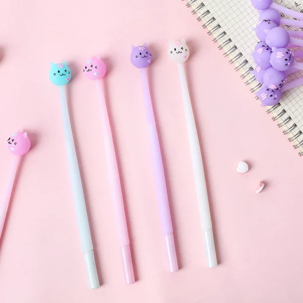 sweet cat wiggle gel pen