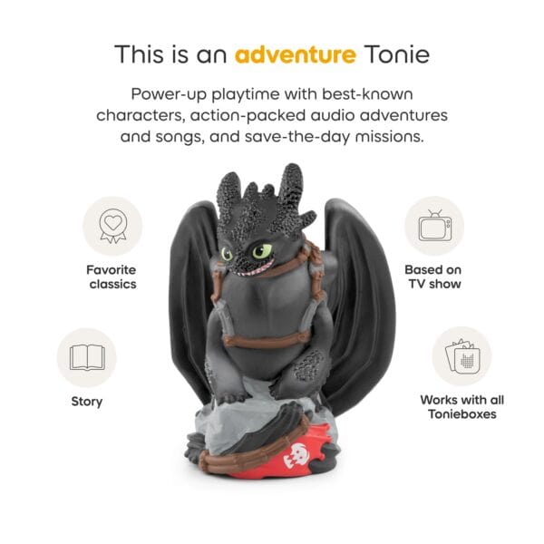 how to train your dragon: toothless tonie