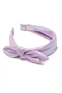 iridescent metallic headband
