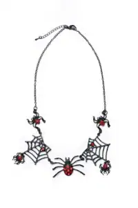 tangled web necklace