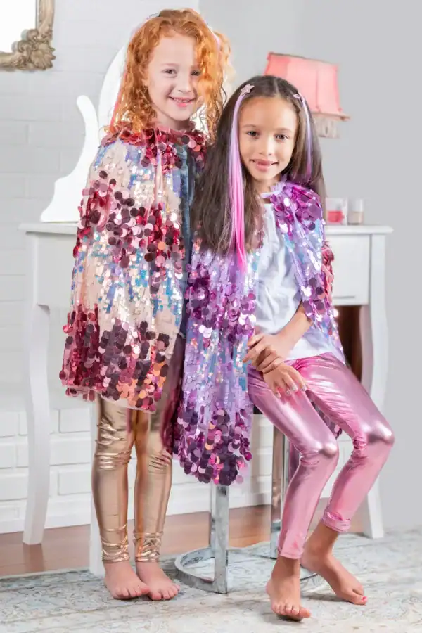 great pretenders 5th ave paillette cape purple 1.webp
