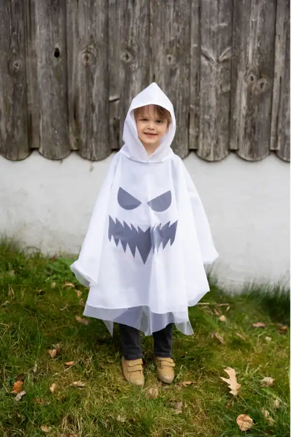 spooky ghost poncho