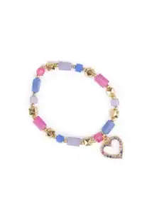 boutique chic heart of gold bracelet