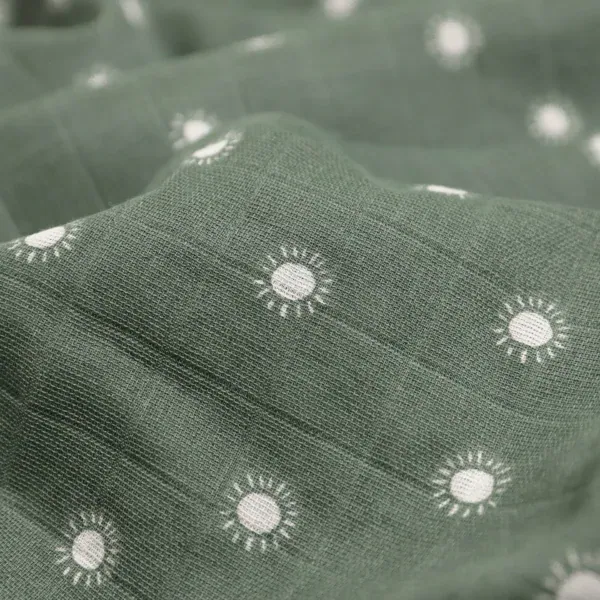 sage suns organic cotton swaddle blanket